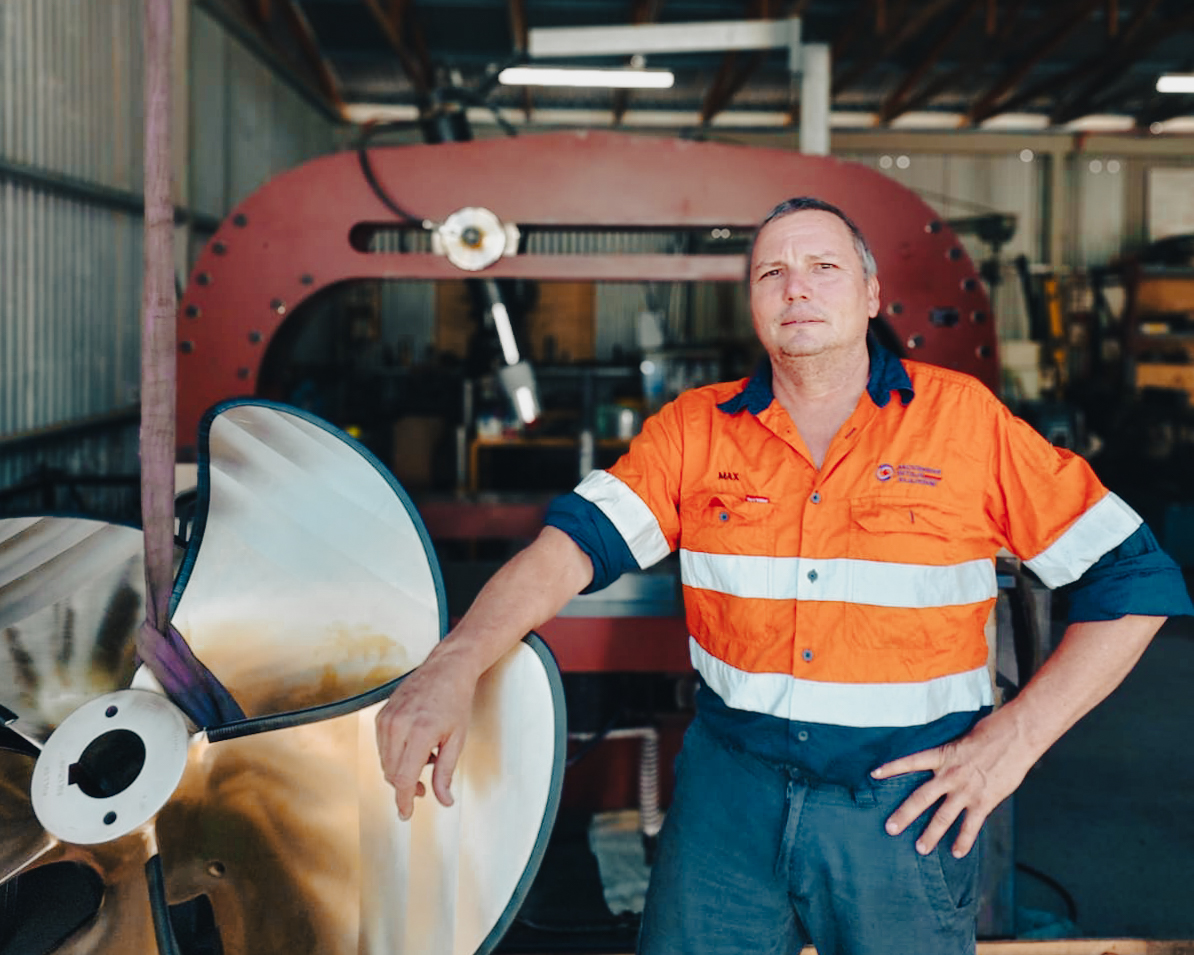 Max Brandenberger Morning Star Marine Cairns Boat Repairs Line Boring